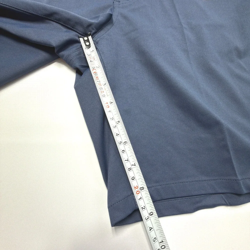 Graham Luxe Cooper Performance Golf Shorts Men's 38 Blue Depths NWT GL40224